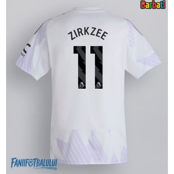 Manchester United Joshua Zirkzee #11 Tricou Fotbal Replică 2025-26 Barbati Deplasare